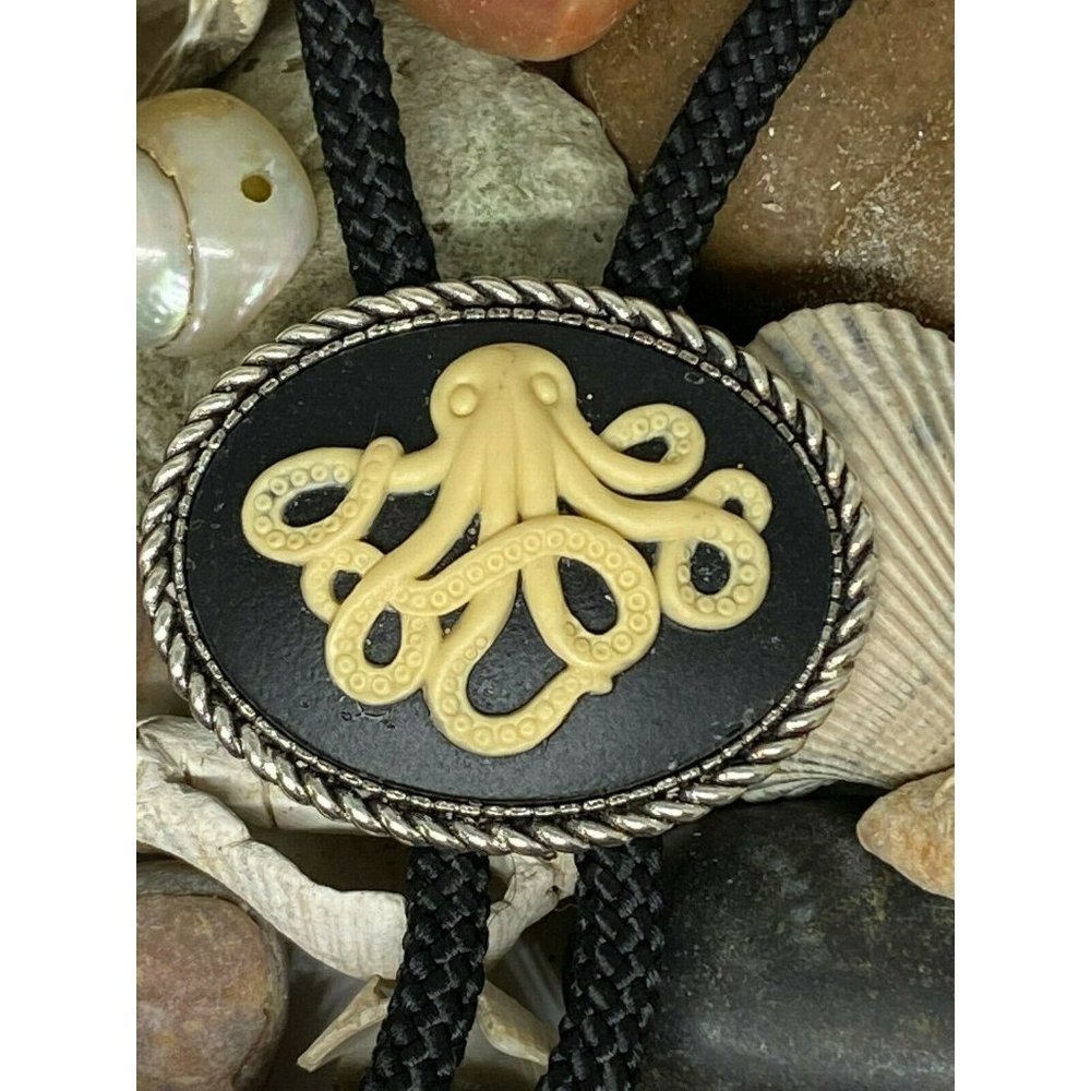 CHRISTMAS DAD Gothic Men’s women’s Octopus Bolo Lariat Tie Gothic Mens steampunk